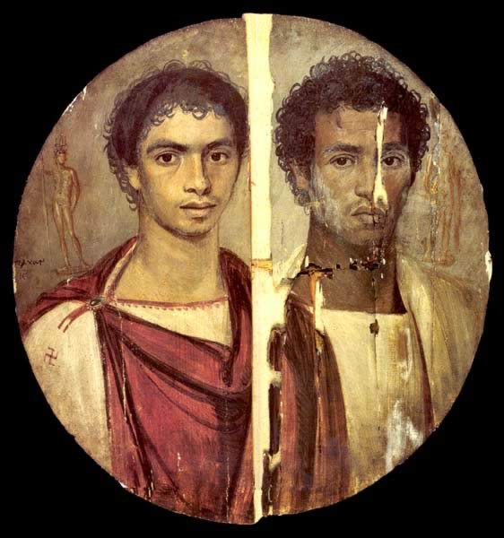 Funerary Portrait of Brothers
